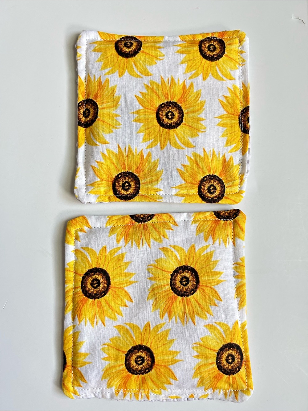 Hand Crafted Colorful Sunflower Non Slip Jar Grippers Opens Hard Lids
